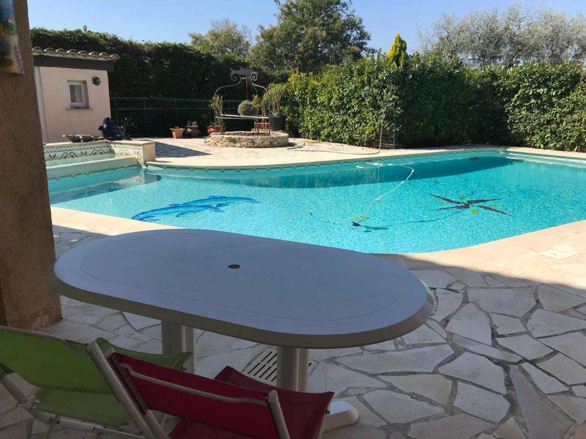 2 Pieces Rdc Villa Piscine La Roquette-sur-Siagne Ngoại thất bức ảnh